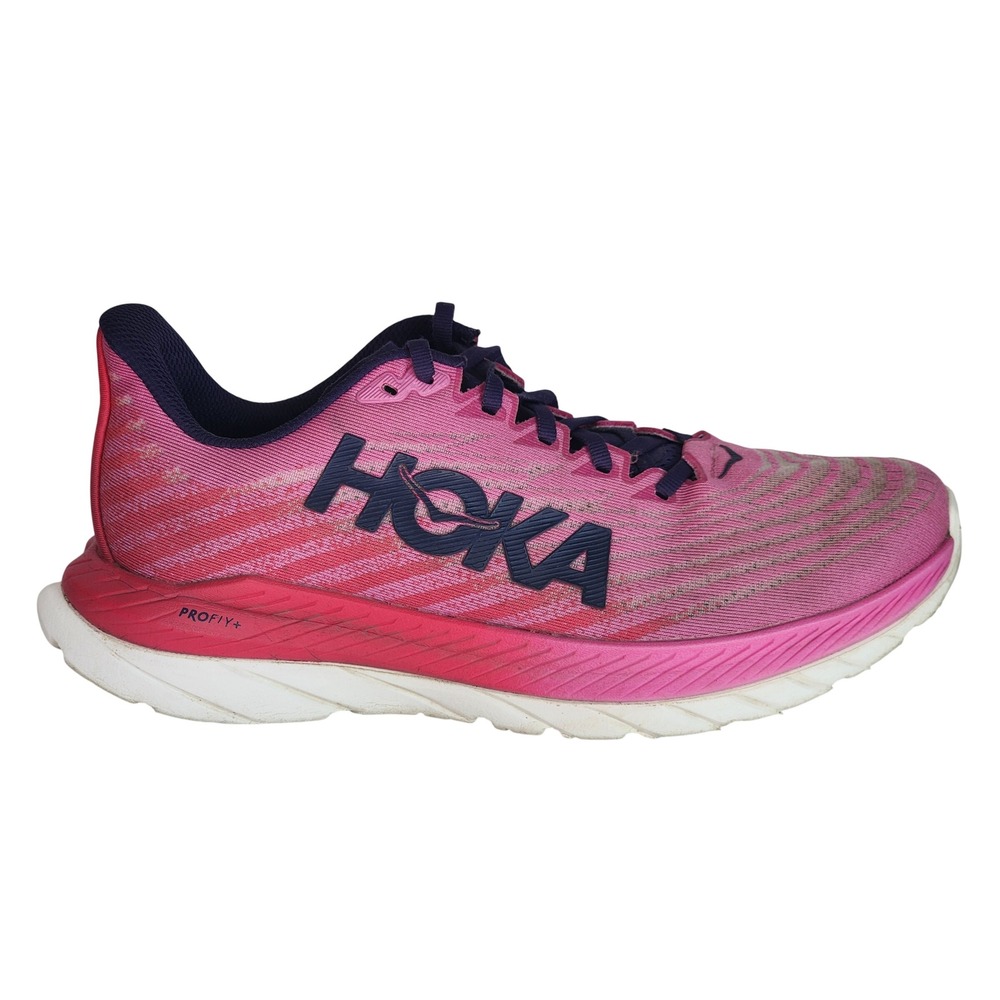 Hoka Mach 5 Womens Running Shoes Pink Purple 1127894-RSRW Size 9B